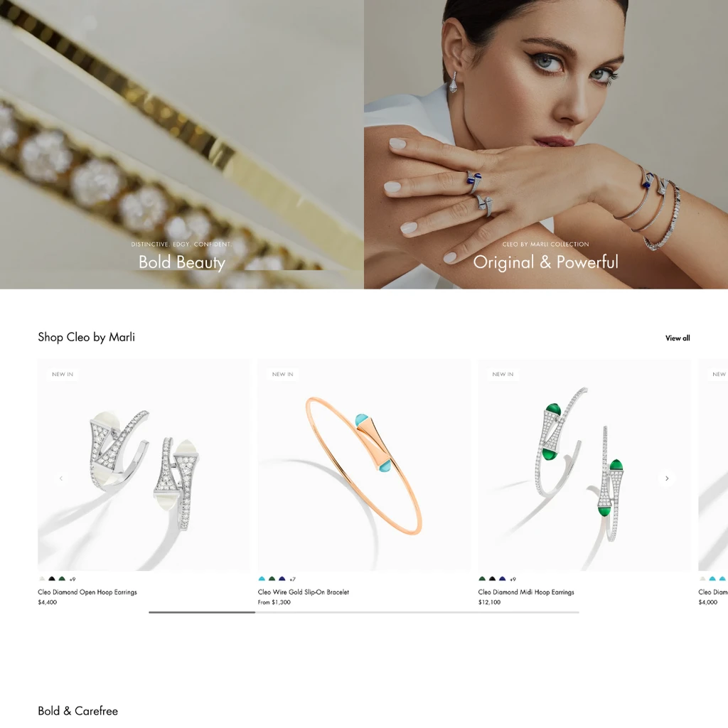 Marli New York website