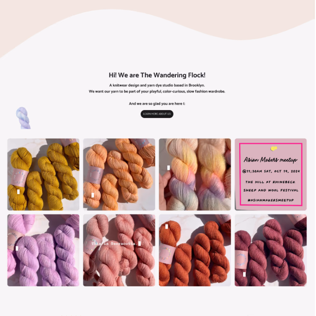 Wandering Flock website