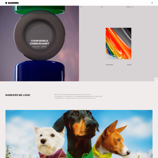 Barkers website