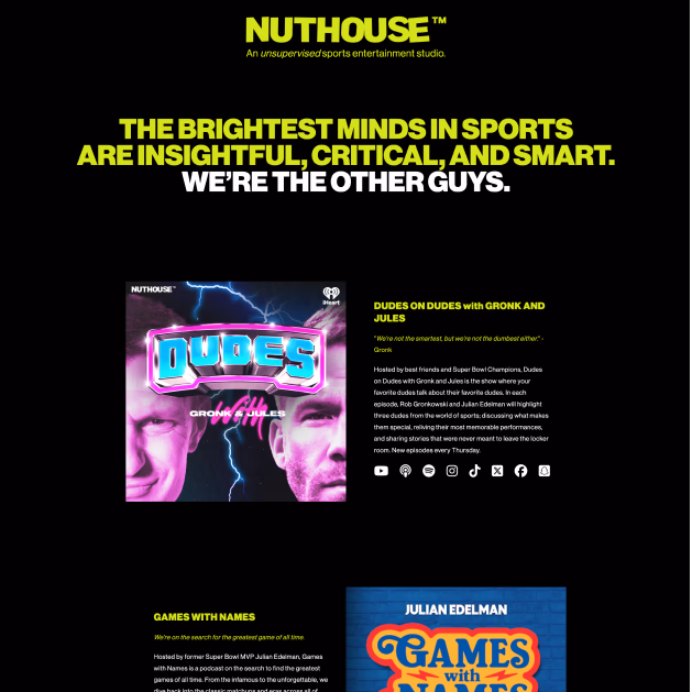 Nuthouse website